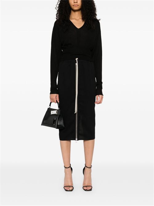 Skirt with zipper RICK OWENS | RP01F6375WT09